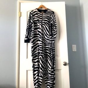 Zebra footie Onesie